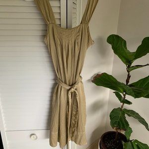 White House Black Market Gold Cocktail Dress Size